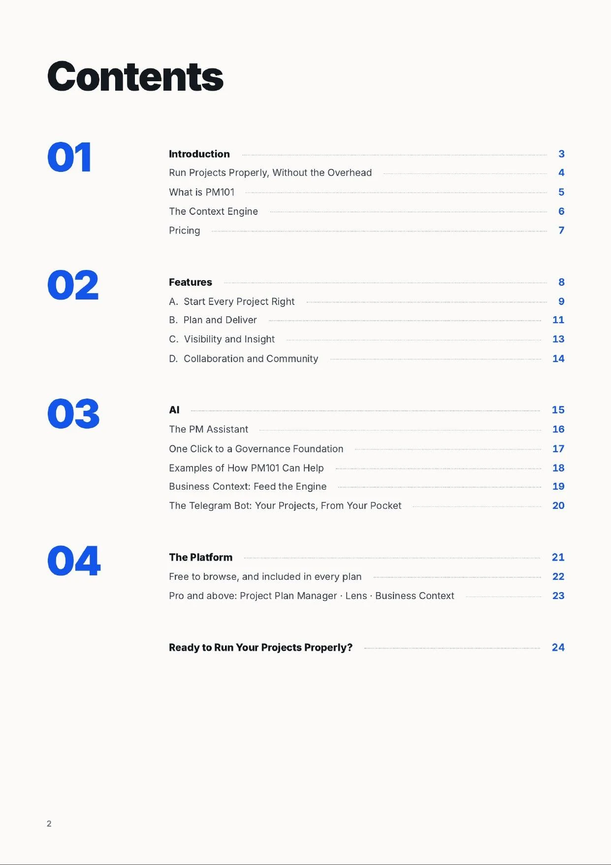 PM101 Solution Guide, page 2 of 24