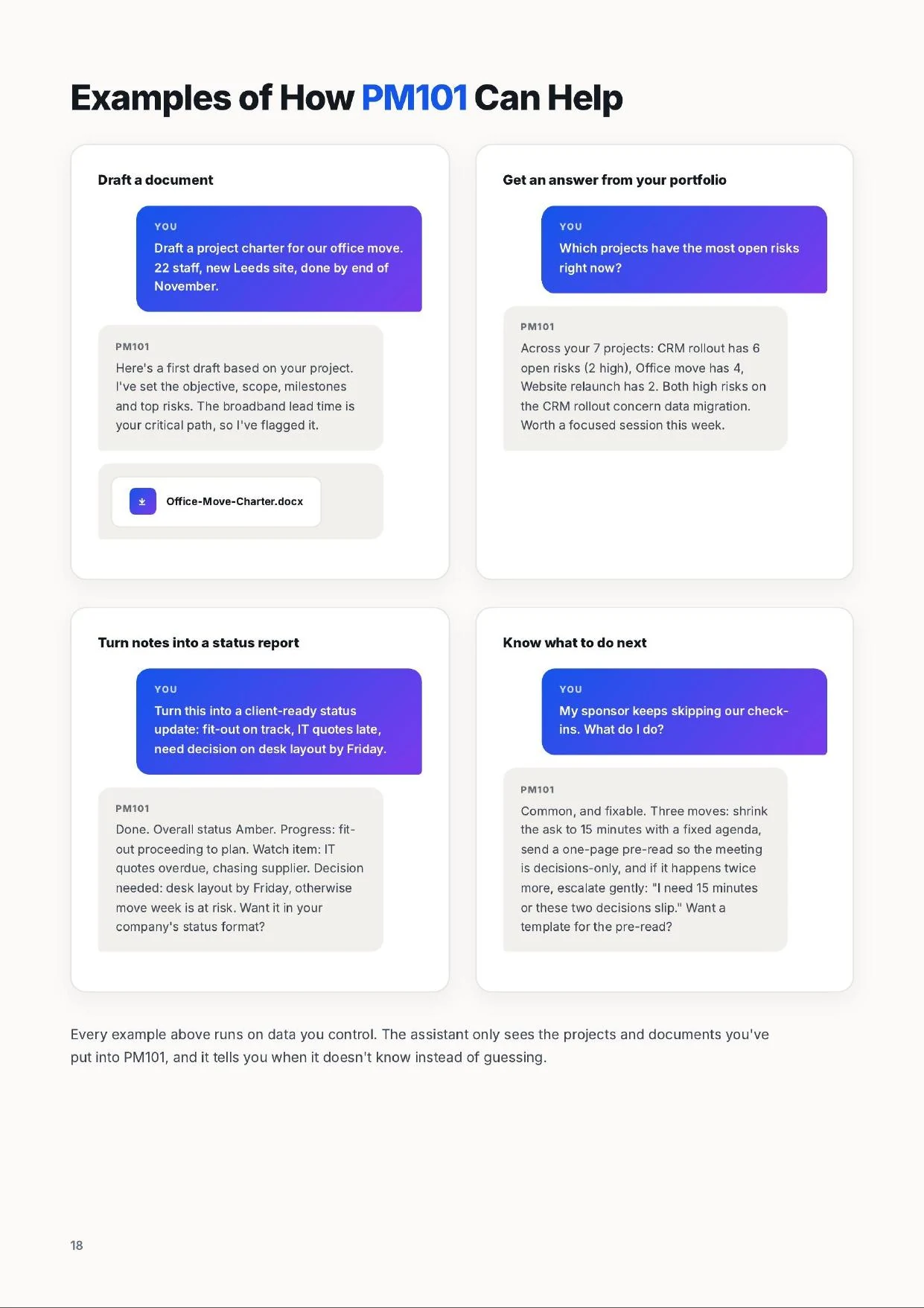 PM101 Solution Guide, page 18 of 24